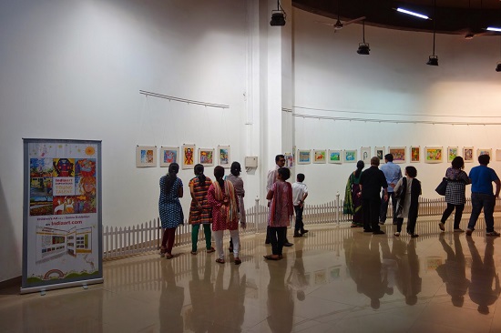 Children's Art Exhibition presented by Indiaart at Nehru Centre, Mumbai in June 2014