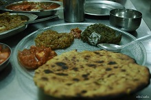 Makke ki roti, Sarson ka saag at Amritsar