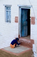 Diwali preparations at a home in Kumaon