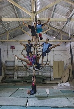 Mallakhamb practice at Ujjain - 2