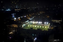 Night view of Mumbai from The St. Regis