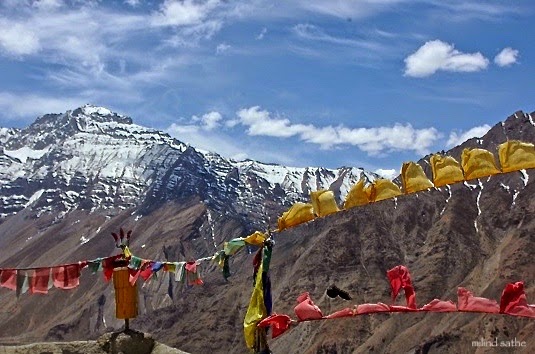 On top of Dhangkar monastery, Spiti