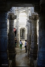 Observing at Ranakpur Jain Temple, Rajastan