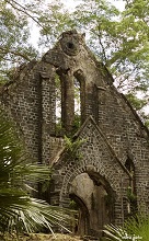 Ruins of a church at Ross island, Andamans