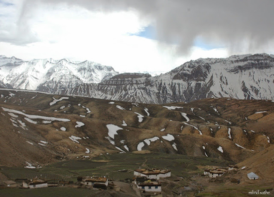 Remote village in Spiti