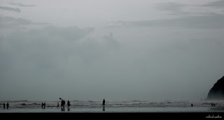 End of the day at Harihareshwar sea