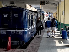 Schoolgirls at Darjeeling Railway station