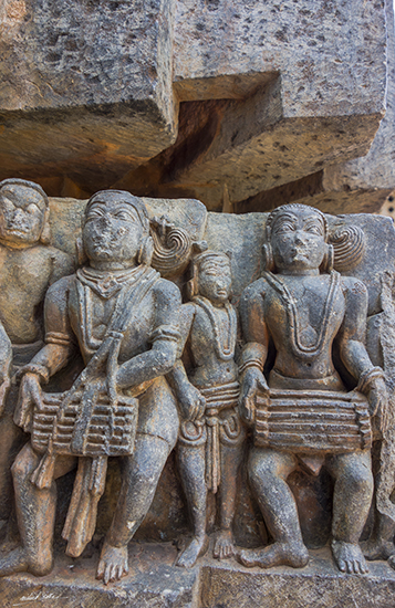 Musicians at Halebidu