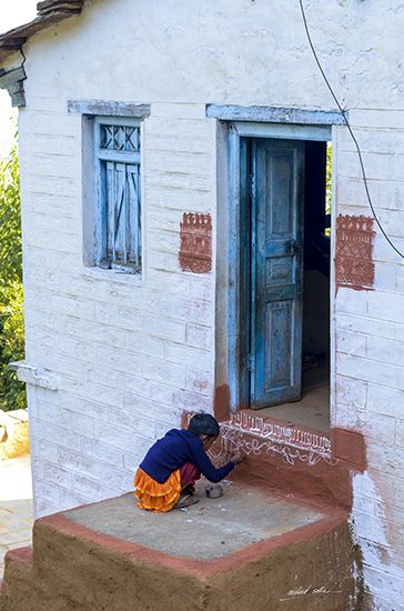 Diwali at a home in Kumaon