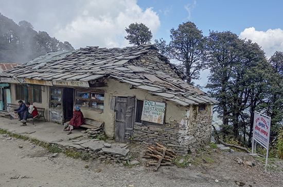 Sweets shop at Jalori Pass