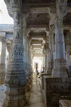 Chatting at Ranakpur Temple