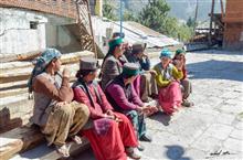 Women in a huddle