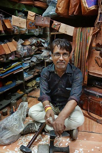 Inside the Camel Hide shop