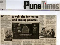 A website for the up and coming painters Pune Times